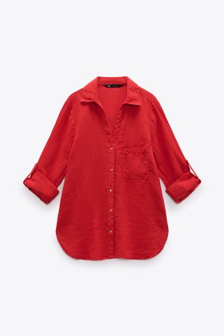 Zara + Basic Linen Shirt