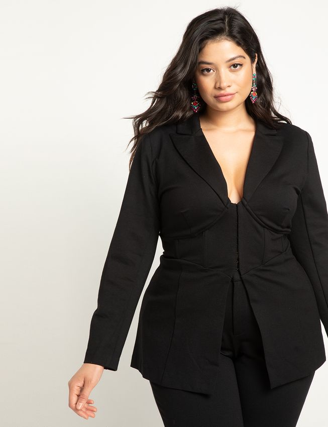 Eloquii + Corset Blazer