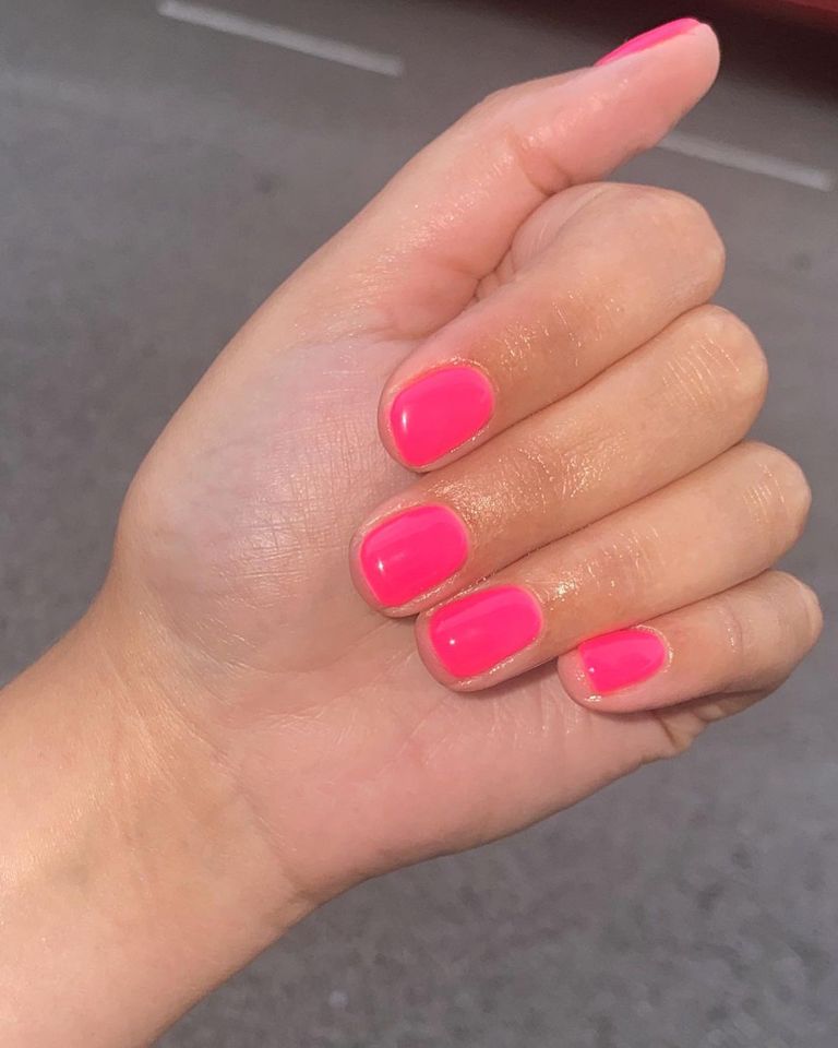21 Pink Nails We re Saving For Our Next Salon Visit Who What Wear