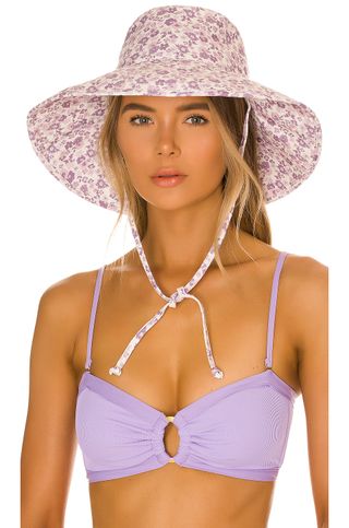 Lack of Color + Lack of Color Wave Bucket Hat in Violet Bloom