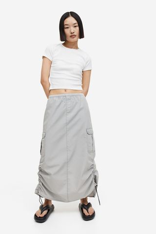 H&M + Cotton Parachute Skirt