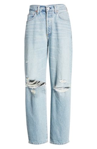 BP + Ripped Wide Leg High Waist Jeans