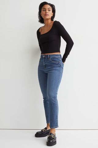 H&M + Slim High Ankle Jeans