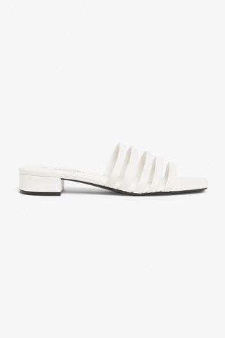 Monki + White Strappy Sandals