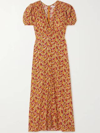 Faithfull the Brand + Bellavista Floral-Print Crepe Midi Dress
