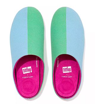 Yinka Ilori x Fitflop + Chrissie Canvas Slippers
