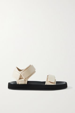 The Row + Hook and Loop Leather Sandals