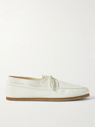 The Row + Sailor Full-Grain Leather Boat Shoes