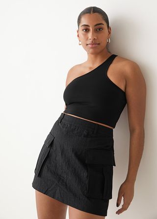 & Other Stories + Patch Pocket Mini Skirt