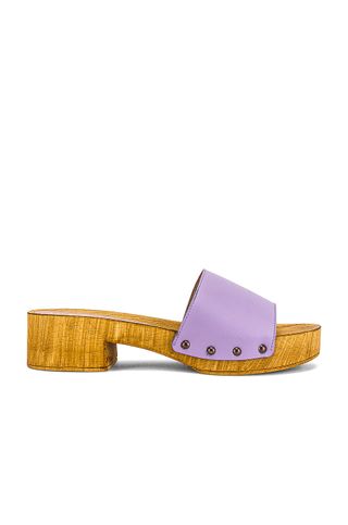 Seychelles + Marine Layer Clog in Lavender Leather