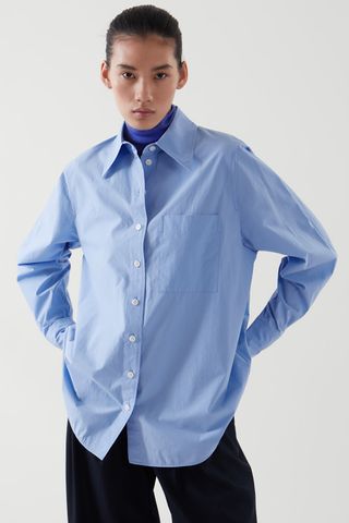 Cos + Oversized Long-Sleeve Shirt