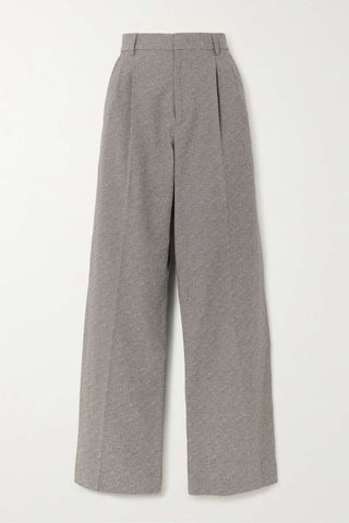 Isabel Marant + Jessini Tweed Wide-Leg Pants
