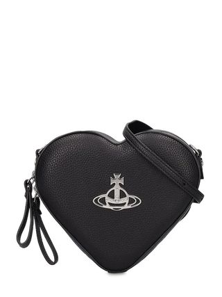 Vivienne Westwood + Ella Heart Faux Leather Shoulder Bag