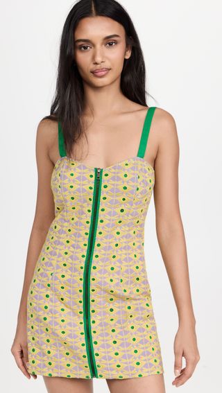 Abacaxi + Zipper Mini Dress