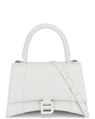 Balenciaga + Small Hourglass Top Handle Bag