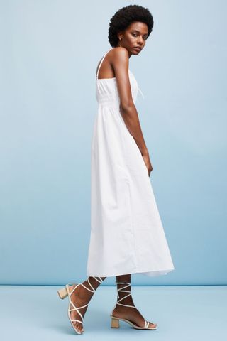 H&M + Smocked Cotton Dress