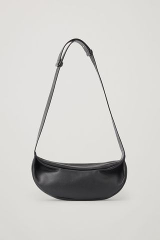 COS + Black Leather Handbag