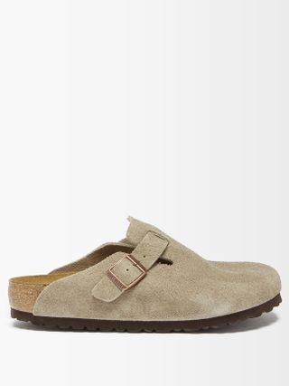 Birkenstock + Boston Suede Mules