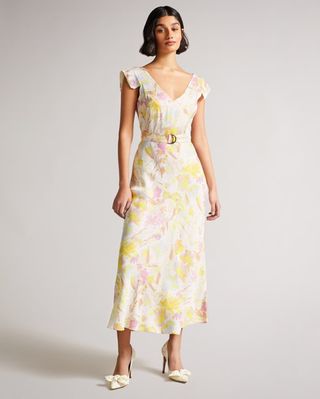 Ted Baker + Necole Printed Tea Dress