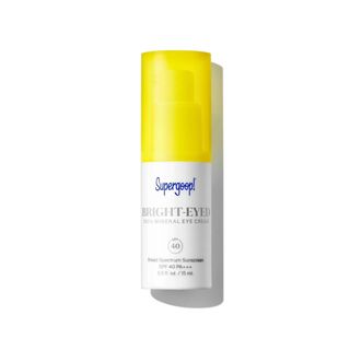 Supergoop! + Bright-Eyed 100% Mineral Eye Cream SPF 40