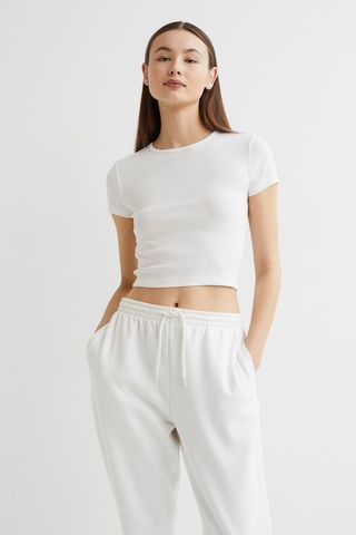 H&M + Ribbed Crop Top