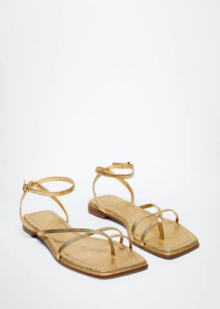 Mango + Decorative Strap Sandals