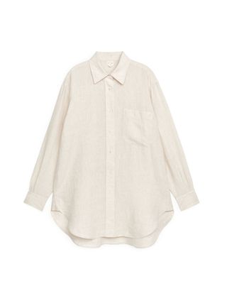 ARKET + Oversized Linen Shirt