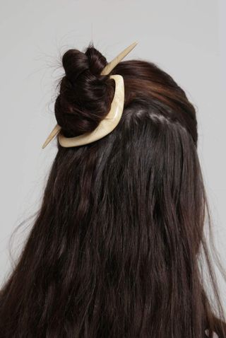 Saya Designs + The Black Orchid Tamarind Hairslide