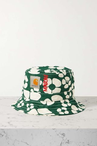Marni + + Carhartt Wip Embroidered Floral-Print Cotton-Canvas Bucket Hat