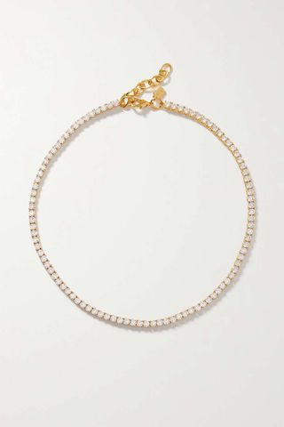 Crystal Haze Jewelry + Serena Gold-Plated Cubic Zirconia Necklace