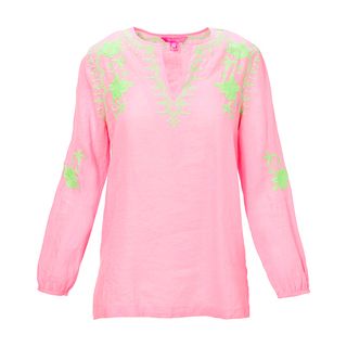 Lilly Pulitzer + Coby Linen Tunic Top