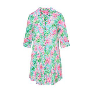 Lilly Pulitzer + Natalie Shirtdress Cover-Up