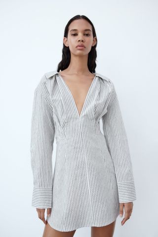Zara + Short Striped Dress