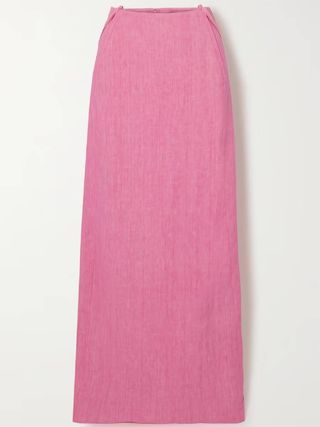 Jacquemus + Novio Linen Maxi Skirt