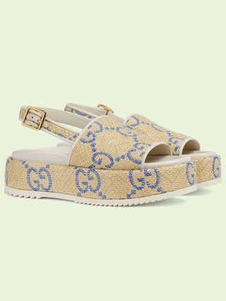 Gucci + GG Platform Sandal