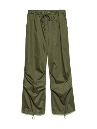 Frame + Relaxed Cotton Parachute Pants