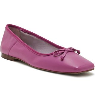 Vince Camuto + Elanndo Square Toe Ballet Flat