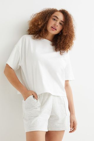 H&M+ + Cotton T-Shirt