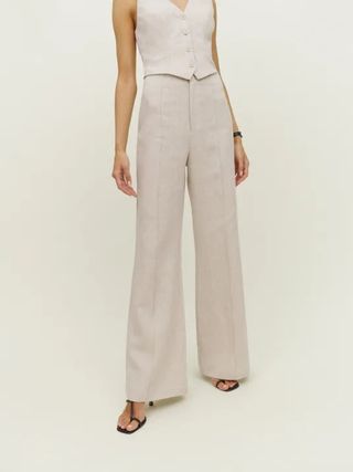 Reformation + Silvie Linen Pants