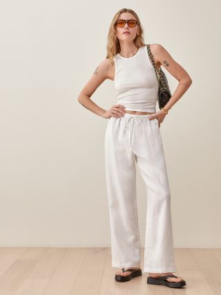 Reformation + Olina Linen Pants