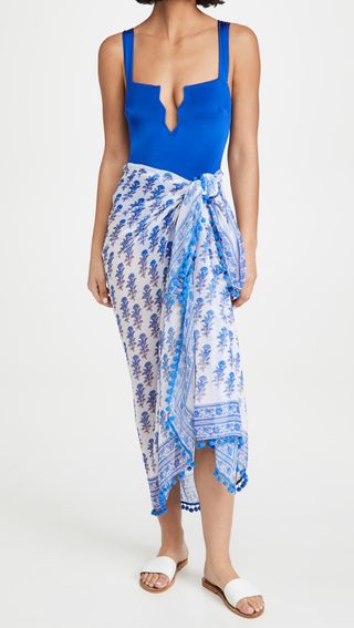 Playa Lucila + Border Print Sarong