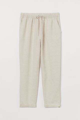 H&M + Linen Joggers