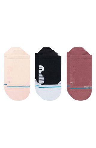 Stance + Circut Assorted 3-PackTab No-Show Socks