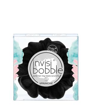Invisibobble + Sprunchie Spiral Hair Ring Scrunchie in True Black