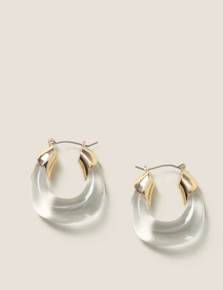 M&S Collection + Chunky Resin Hoop Earrings