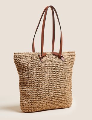 M&S Collection + Straw Tote Bag