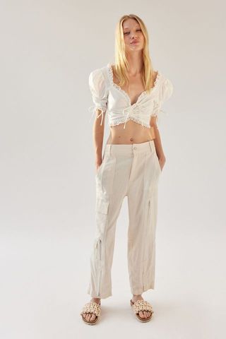 Urban Outfitters + Myla Linen Cargo Pant