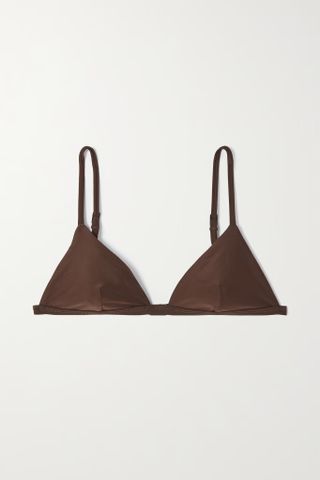 Matteau + Recycled Stretch Triangle Bikini Top