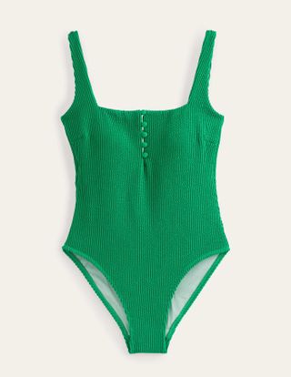 Boden + Henley Textured Swimsuit