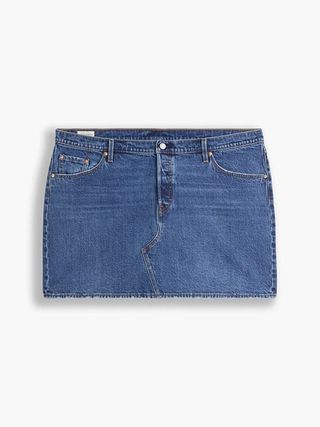 Levi's + High Rise Deconstructed Skirt Iconic Skirt (Plus)